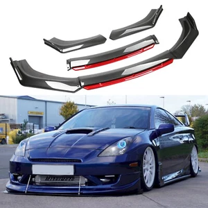 Kit divisor alerón labial parachoques delantero fibra de carbono para Toyota Celica - Imagen 1 de 12
