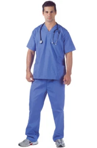 Doctor Surgeon Hospital Scrubs Plus Size Costume - Picture 1 of 1