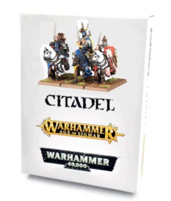 Warhammer TOW Kingdom of Bretonnia Questing Knights (3) NEW BOX Metal/Plastic - Image 1 of 2