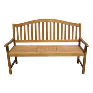 UTAH Gartenbank 3er mit Tischablage Holzbank Sitzbank Parkbank Balkonbank Bank - Bild 1 von 3