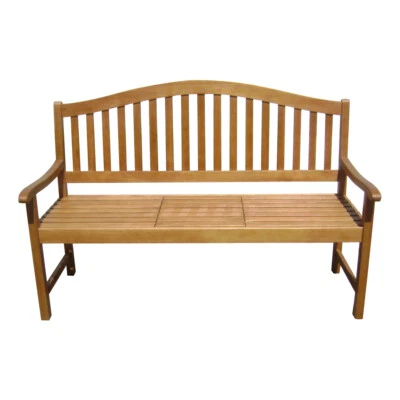 SEDEX UTAH Gartenbank 3er mit Tischablage Holzbank Sitzbank Parkbank Balkonbank Bank