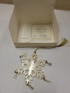 Lenox Create Your Own Ornament "Sweetie" New In Box 24k Gold - Picture 1 of 6