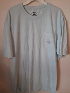 Joe Marlin Mens Unwind Shirt Sz XL Blue Short Sleeve Swordfish Logo Pocket-NEW-- - Picture 1 of 3