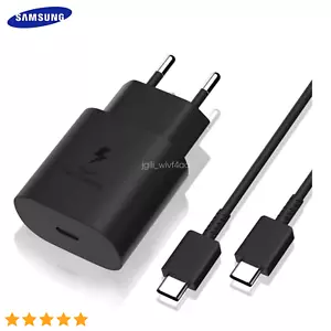 Cargador rápido original Samsung 25W USB-C cable de carga Galaxy S22 S23 S24 A54 A55 - Imagen 1 de 14