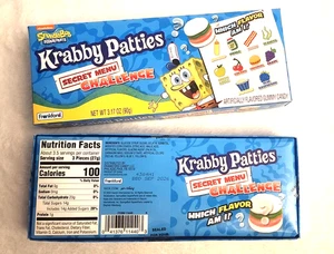 SpongeBob Krabby Patties Secret Menu Challenge Gummibonbons 2er-PACK - KOSTENLOSER VERSAND - Bild 1 von 3