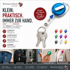 Ausweisjojo Kartenhalter Ausweishalter Schlüsseljojo Jojo Zipper & Gürtelclip