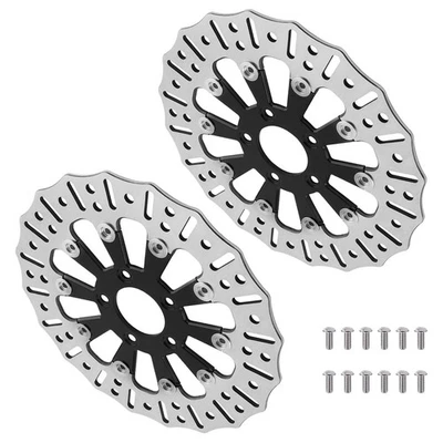 2x 11.8" Floating Front Brake Rotor Disc for Harley-Davidson Sportster 2014-2024 - Image 1 of 4