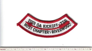 SCOUT BSA 2001 OA LODGE 257 AGAMING KICKOFF TOMAHAWK ROCKER STRIP INDIANHEAD MN - Picture 1 of 1