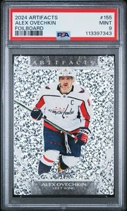 ALEX OVECHKIN - 2024-25 Upper Deck Artifacts Foilboard #155 | Capitals PSA 9 - Picture 1 of 3