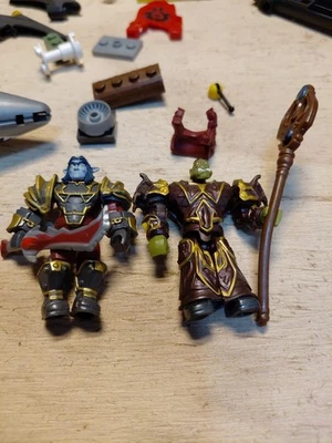 Lego Green Monster Purple Robe Gold Trim Angry Face Plus Ship Parts Pieces,pics - Image 1 of 4