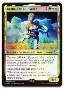 Kestia, the Cultivator #42 (Foil) (NM) Commander 2018 C18 Magic MTG - Picture 1 of 2