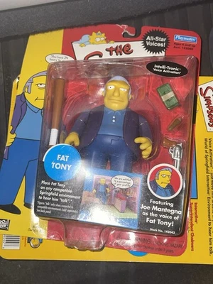 Figura de acción activación por voz Intelli Tronic de Los Simpson Fat Tony nueva con etiquetas  Foto 1 de 2