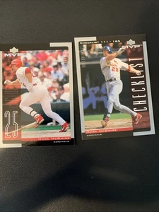 2001 upper deck MVP Mark McGwire #321 & #186 St. Louis Cardinals - Picture 1 of 6