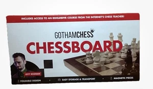 Gothamchess Chessboard Foldable Magnetic Pieces Levy Rozman Chess! - Picture 1 of 4