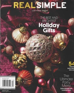 Real Simple Magazine December 2025 Holiday Gifts - Picture 1 of 1