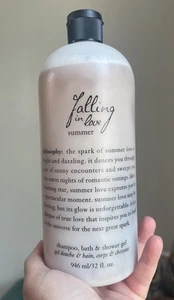 Philosophy Falling In Love Summer Shampoo Bath & Shower Gel 32 oz Sealed No Pump - Picture 1 of 4
