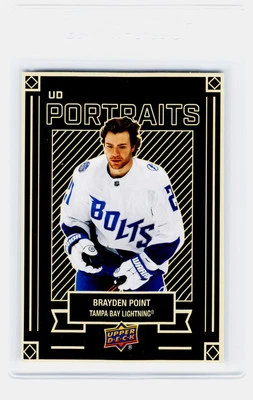 2022 Upper Deck 2022-23 Upper Deck UD Portraits Brayden Point - Image 1 of 2