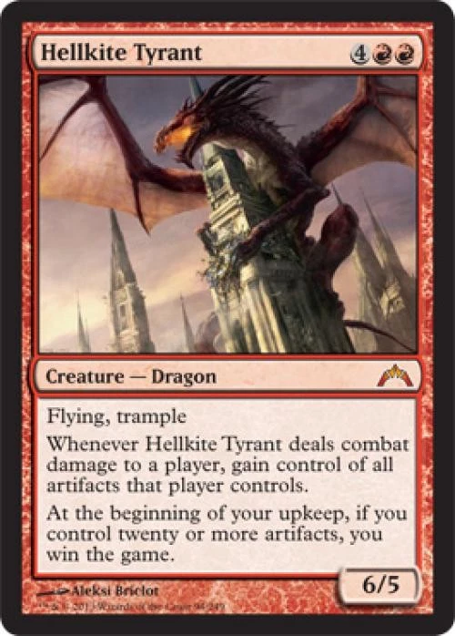 Hellkite Tyrant -Foil Light Play MTG Gatecrash - Image 1 of 1