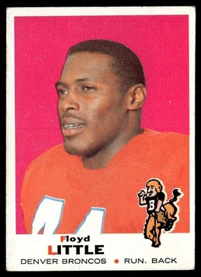 1969 Topps Floyd Little VG+ Denver Broncos #251 - Image 1 of 2