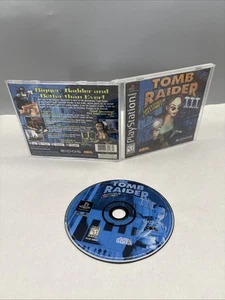 Tomb Raider III 3 Sony PlayStation 1 PS1 Black Label CIB w Manual Clean Disc - Picture 1 of 2
