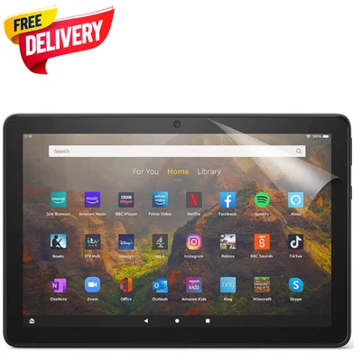 Clear Screen Protector For Amazon Fire HD 10 (2023) 13th Generation - Image 1 of 4