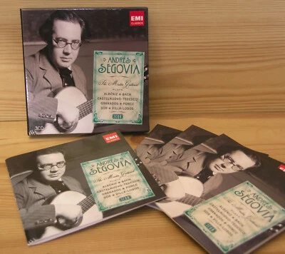 Andres Segovia The Master Guitarist ICON New London Orchestra Box 3 CDs + Heft - Bild 1 von 3