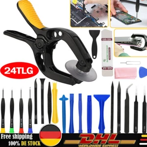 24tlg Profi Reparatur Öffnungs Werkzeug für Smartphone Handy Tablet+ Saugnapf - Zdjęcie 1 z 12