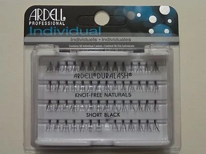 (LOT OF 30) Ardell Duralash Natural Knot-free Short Individual Black Eyelashes - Picture 1 of 1