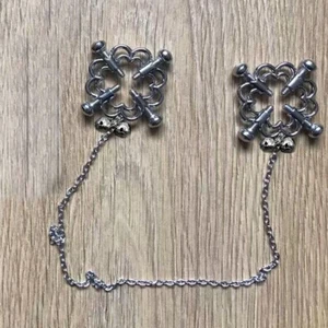 Nippelklemmen Mit Kette Einstellbar Brustwarzenklemmen Brustclips Für Frauen - Bild 1 von 10