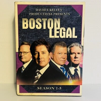 Boston Legal Seasons 1-5 DVD Box Set Region 1 NTSC 31 Discs James Spader - Image 1 of 4