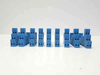 FINDER 95.95.1 RELAY SOCKET COMPATIBLE FOR 40/44 SERIES - LOT OF 9 - Image 1 of 4