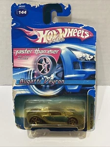 2005 Hot Wheels Bugatti Veyron Diecast Faster Than Ever Blue Silver Sealed READ - Picture 1 of 16