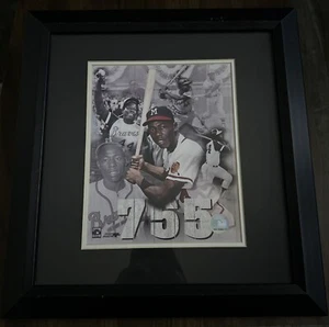 Hank Aaron Cooperstown Collection Milwaukee Braves Atlanta 13x14 Picture Frame - Picture 1 of 4