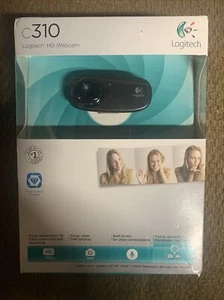 Logitech C310 HD 720p WebCam Built in Microphone 5MP Black brand new - Afbeelding 1 van 3