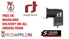 Inverto Black Premium 0.2db, 40mm Neck HD, 3D, 4K Support Single Satellite LNB