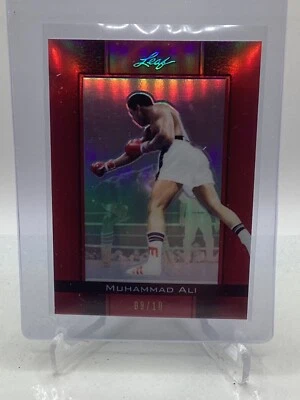 2010 Leaf Muhammad Ali Red Prismatic /10 #15 - Image 1 of 2