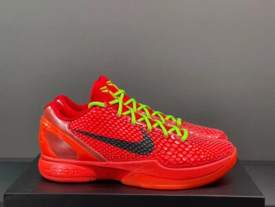 KB6 Kobe 6 Protro Reverse Grinch Men Basketball Shoes FV4921-600