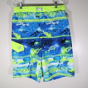 Op Board Shorts Boys Youth 2XL 18 Marine Life Surf Swim Mesh Lined Trunks NWT - Picture 1 of 7