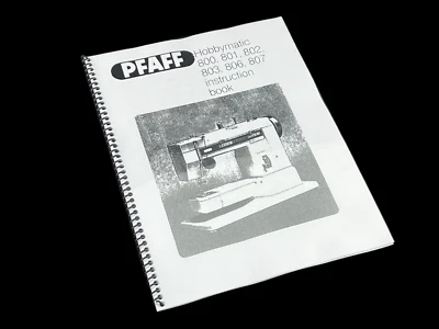 PFAFF 800 801 802 806 807 Sewing Machine Service Manual Coil Bound 25 Pages - Image 1 of 3