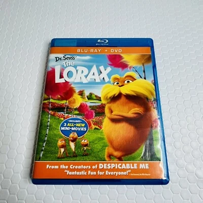 Dr. Seuss The Lorax Blu Ray & DVD 2 Disc Set + Exclusive 3 Mini Movies - Image 1 of 4