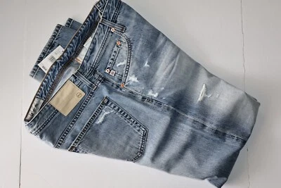 AG Adriano Goldschmied Jeans The Tellis Modern Slim Light Wash 28x34 28 Waist - Image 1 of 4