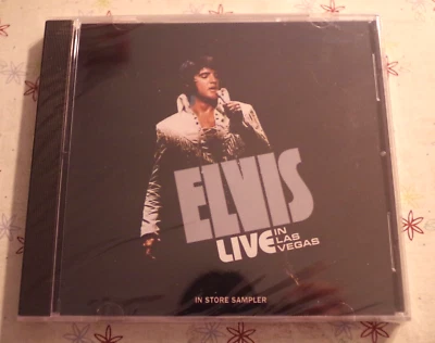 RARE Elvis Presley "Live In Las Vegas" 2001 RCA Store  Promo Sampler CD-SEALED - Image 1 of 4