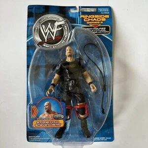 Jakks WWF Ringside Chaos Series 3 STONE COLD STEVE AUSTIN Wrestling Figure New - Picture 1 of 2