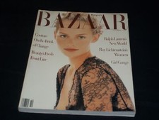 1993 OCTOBER HARPER'S BAZAAR MAGAZINE - AMBER VALLETTA FRONT COVER - L 9406