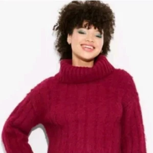 Women's Ribbed Turtleneck Sweater - Picture 1 of 6