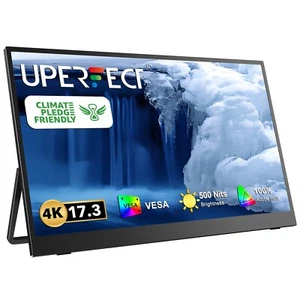 UPERFECT 17,3 Zoll 4K Tragbarer Monitor 3840x2160 Gaming Bildschirm Monitor - Afbeelding 1 van 7