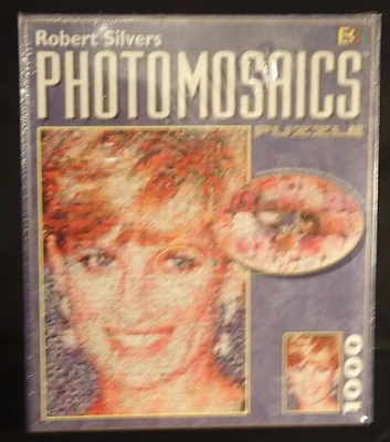 NOVO LACRADO Fotomosaico Princesa Diana 1000 Peças Robert Silvers Quebra-cabeça - Imagem 1 de 2
