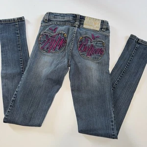 Apple Bottom Jeans Damen Skinny Y2K Vintage Stretch 90er Pink Trend Größe 1/2 - Bild 1 von 19