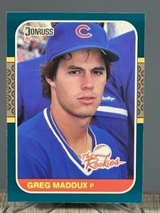 1987 Donruss The Rookies #52 Greg Maddux (RC) Chicago Cubs HOF - Picture 1 of 3