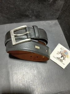 Hugo Boss cintura originale vera pelle nera lunghezza 90 cm - Imagen 1 de 4